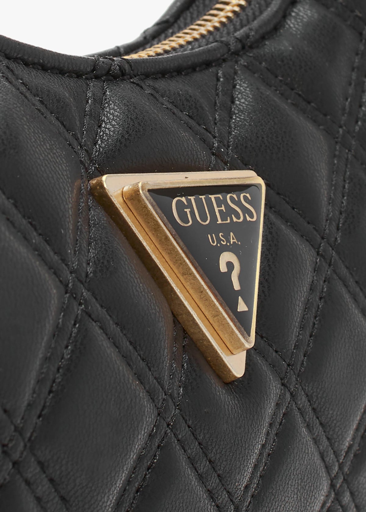 Giully Black Quilted Shoulder Bag
