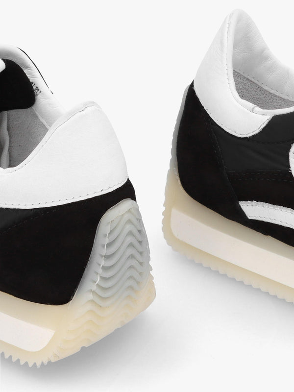 Movie Black & White Suede Runner Trainers