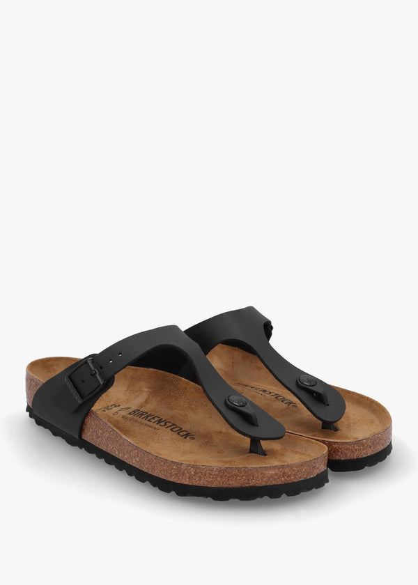 Gizeh Birko-Flor Black Sandals