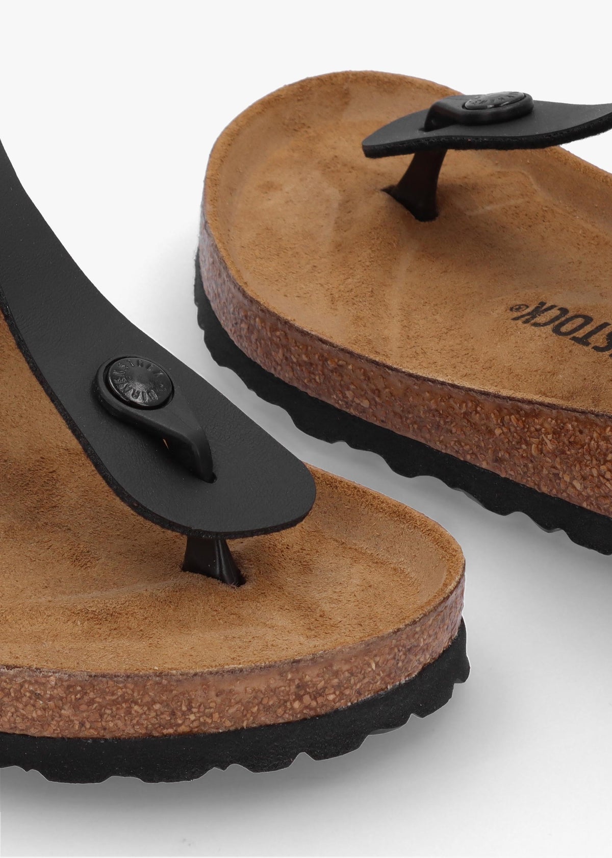 Gizeh Birko-Flor Black Sandals