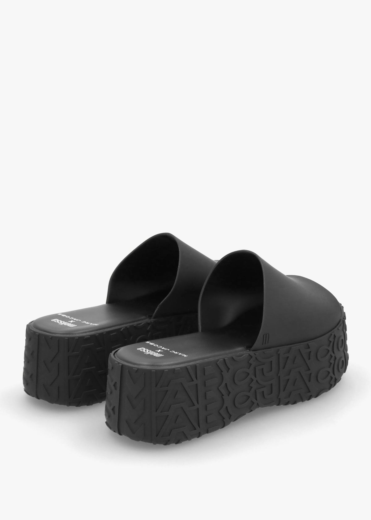x Melissa Becky Black Slab Sole Mules