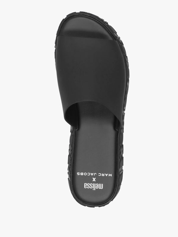 x Melissa Becky Black Slab Sole Mules