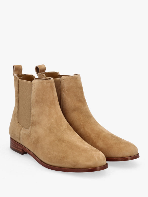 Brylee Camel Suede Chelsea Boots