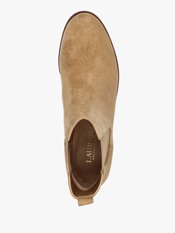 Brylee Camel Suede Chelsea Boots