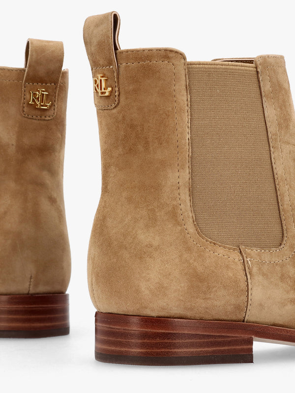 Brylee Camel Suede Chelsea Boots