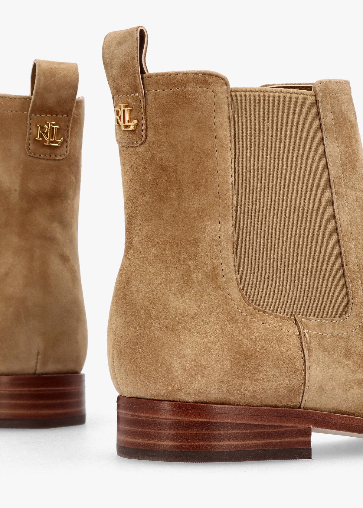 Brylee Camel Suede Chelsea Boots