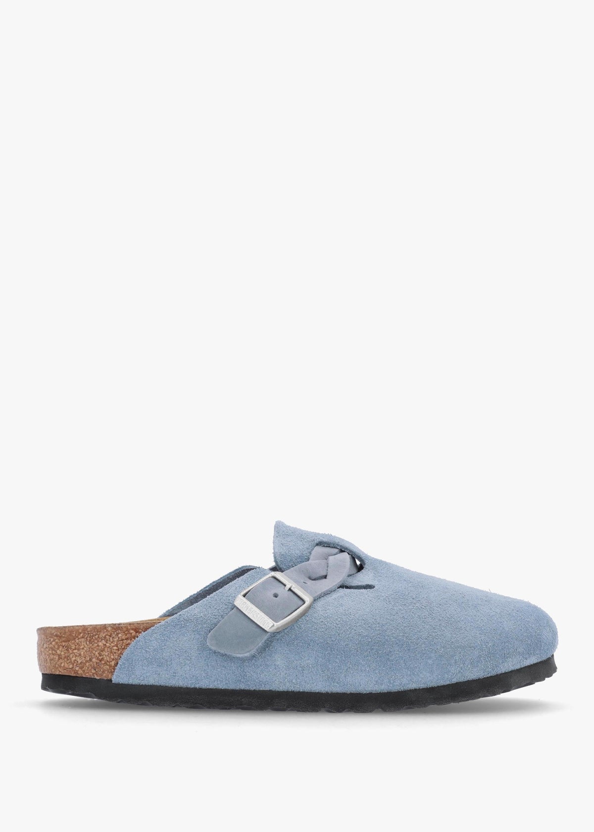 Boston Braided Elemental Suede Leather Clogs