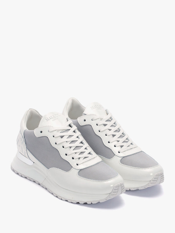 Popham White Chrome Trainers