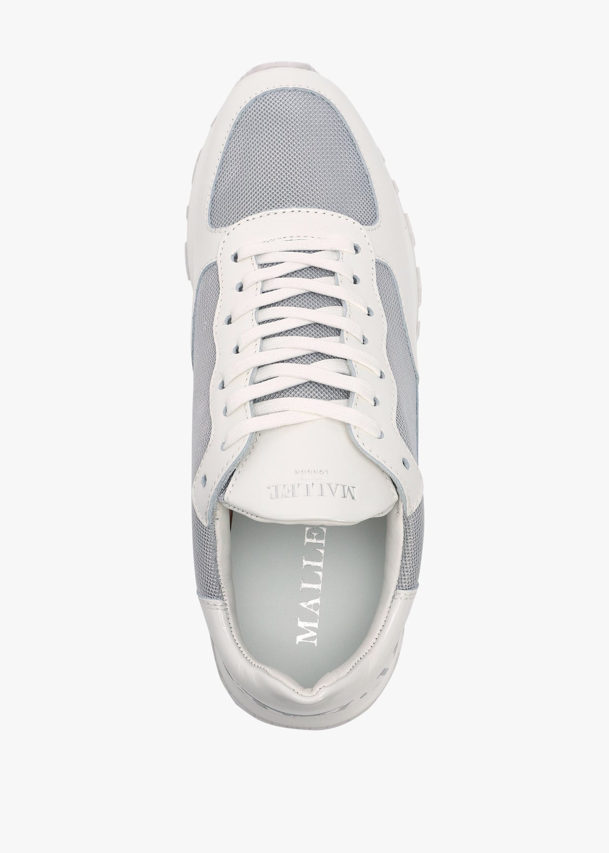 Popham White Chrome Trainers