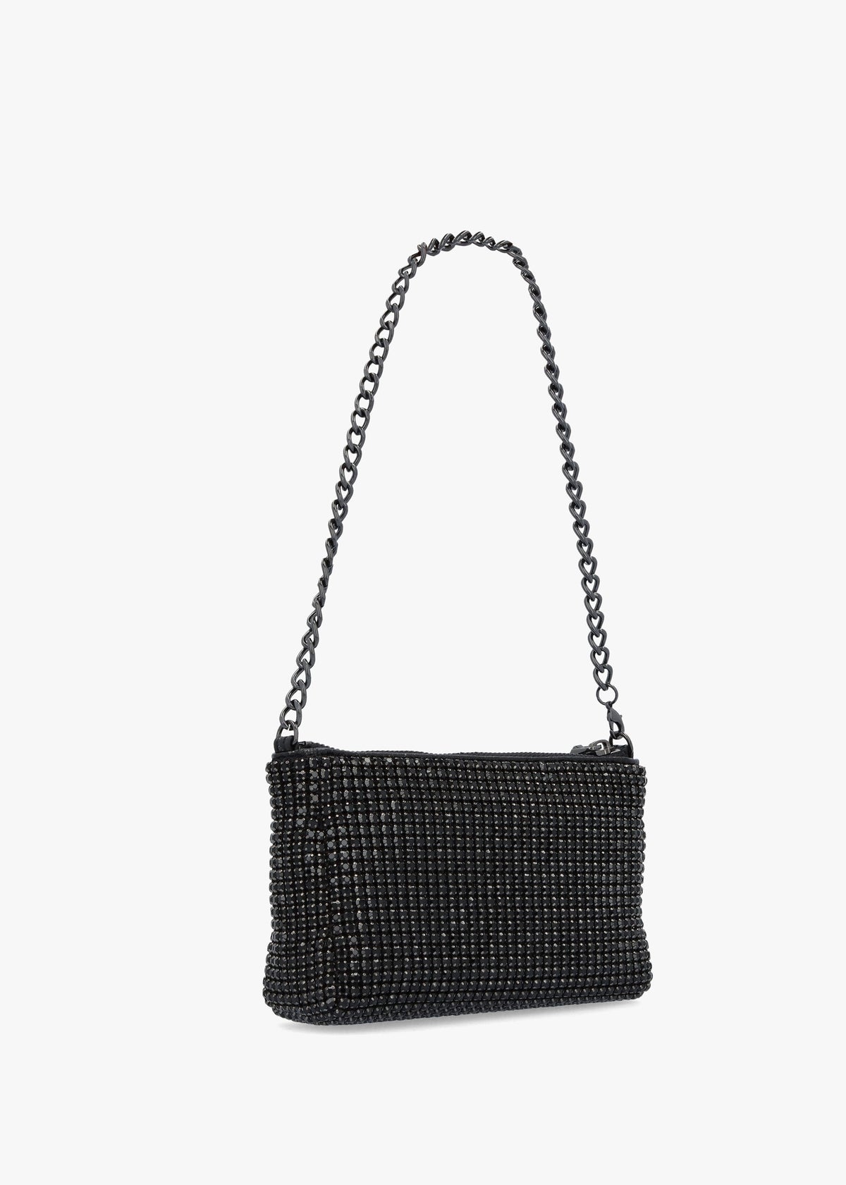 Bling Bling Nero Chain Handle Shoulder Bag
