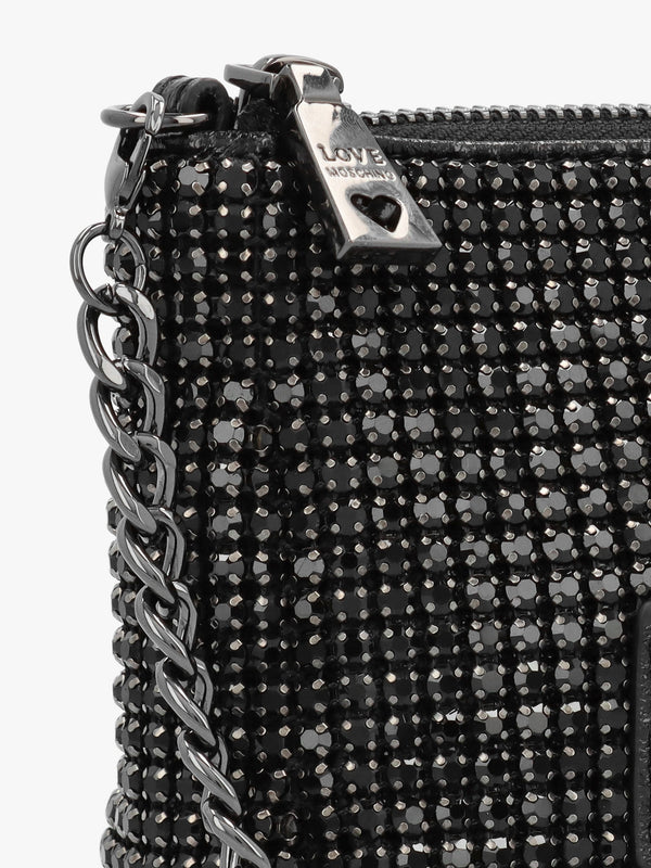 Bling Bling Nero Chain Handle Shoulder Bag