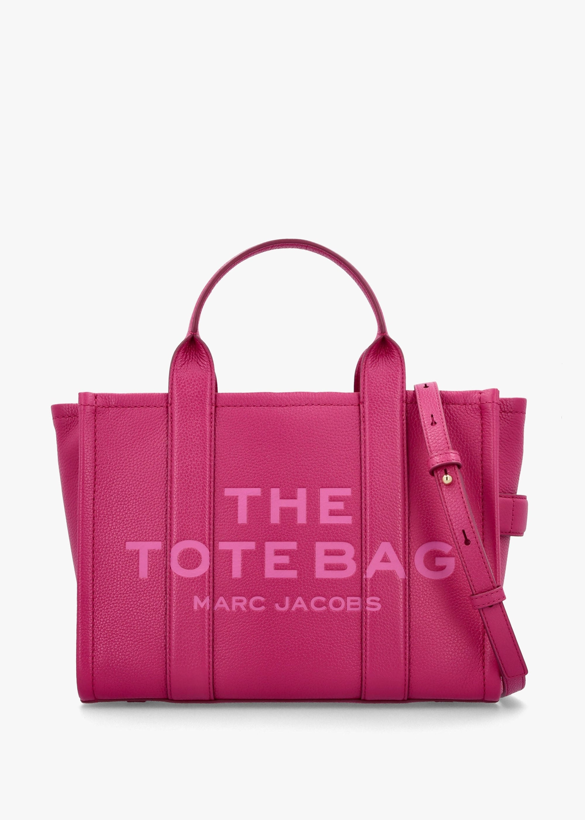 Marc Jacobs The Leather Medium Lipstick Pink Tote Bag – Daniel