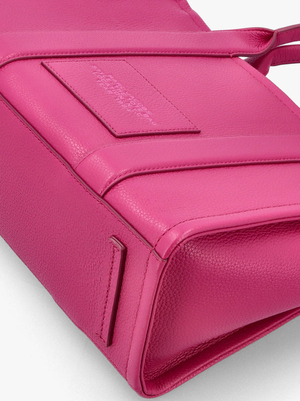 The Leather Medium Lipstick Pink Tote Bag