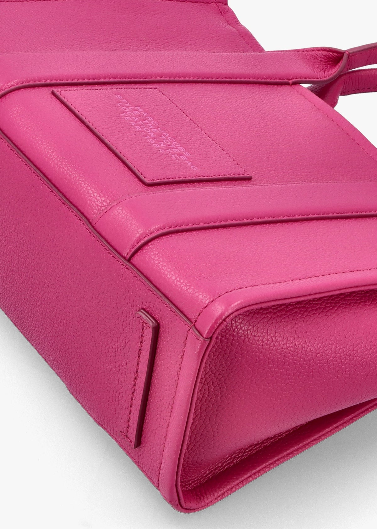 The Leather Medium Lipstick Pink Tote Bag