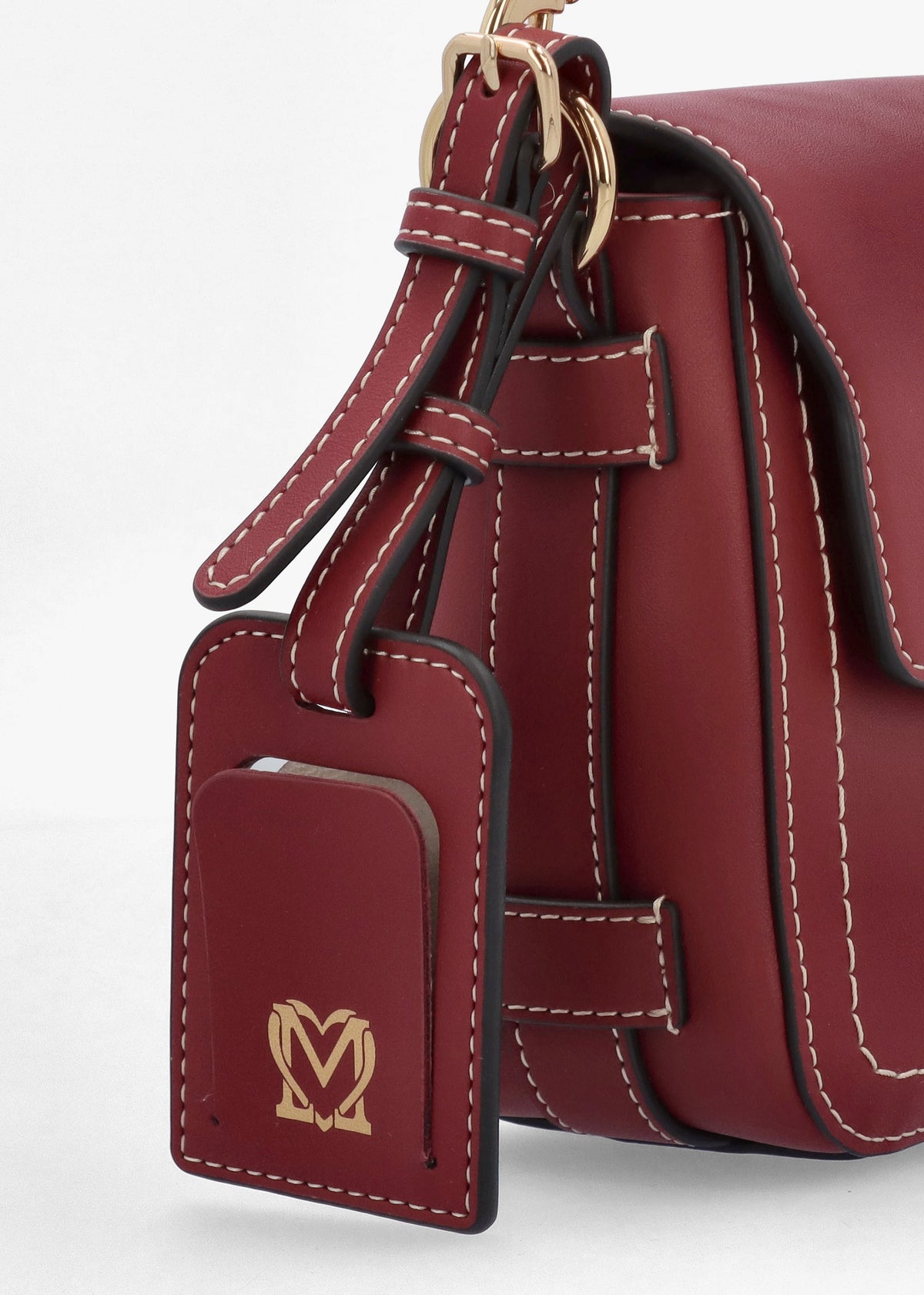 Logo Eyelet Vino Shoulder Bag