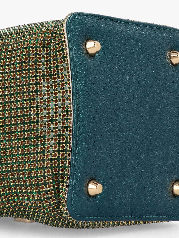 Bling Bling Emerald Green Diamante Grab Bag