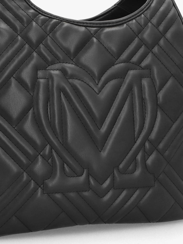 Quilted Nero Tote Bag