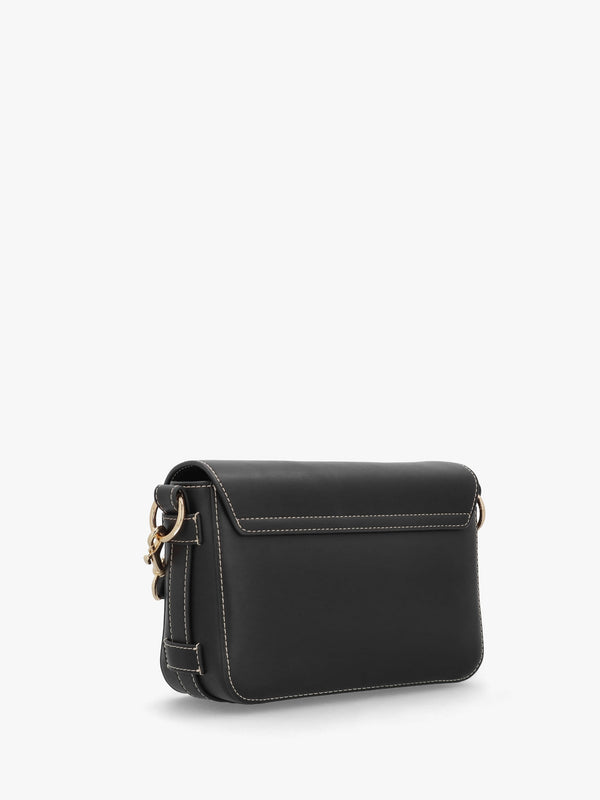 Logo Eyelet Nero Shoulder Bag