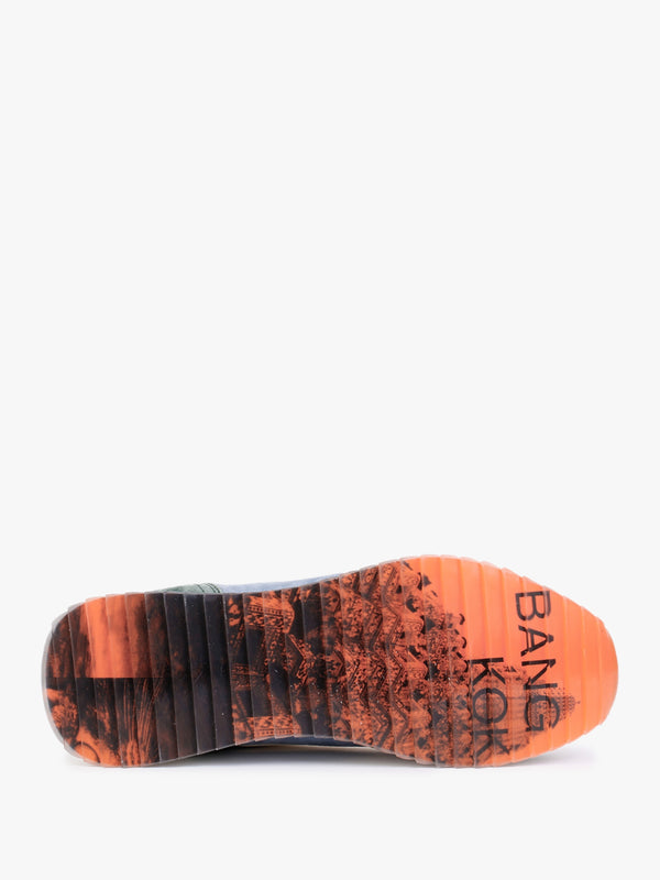 Bangkok Multicoloured Suede Trainers