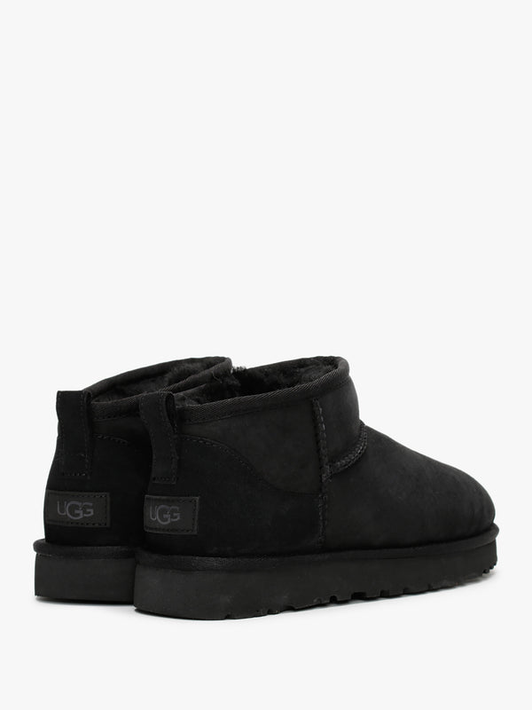 Classic Ultra Mini Black Twinface Boots