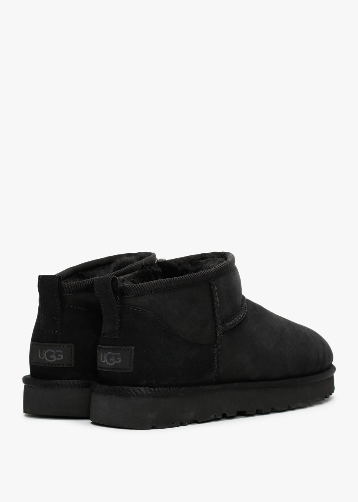 Classic Ultra Mini Black Twinface Boots