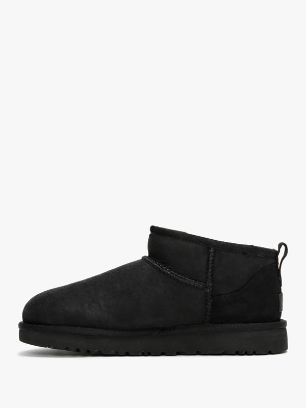 Classic Ultra Mini Black Twinface Boots