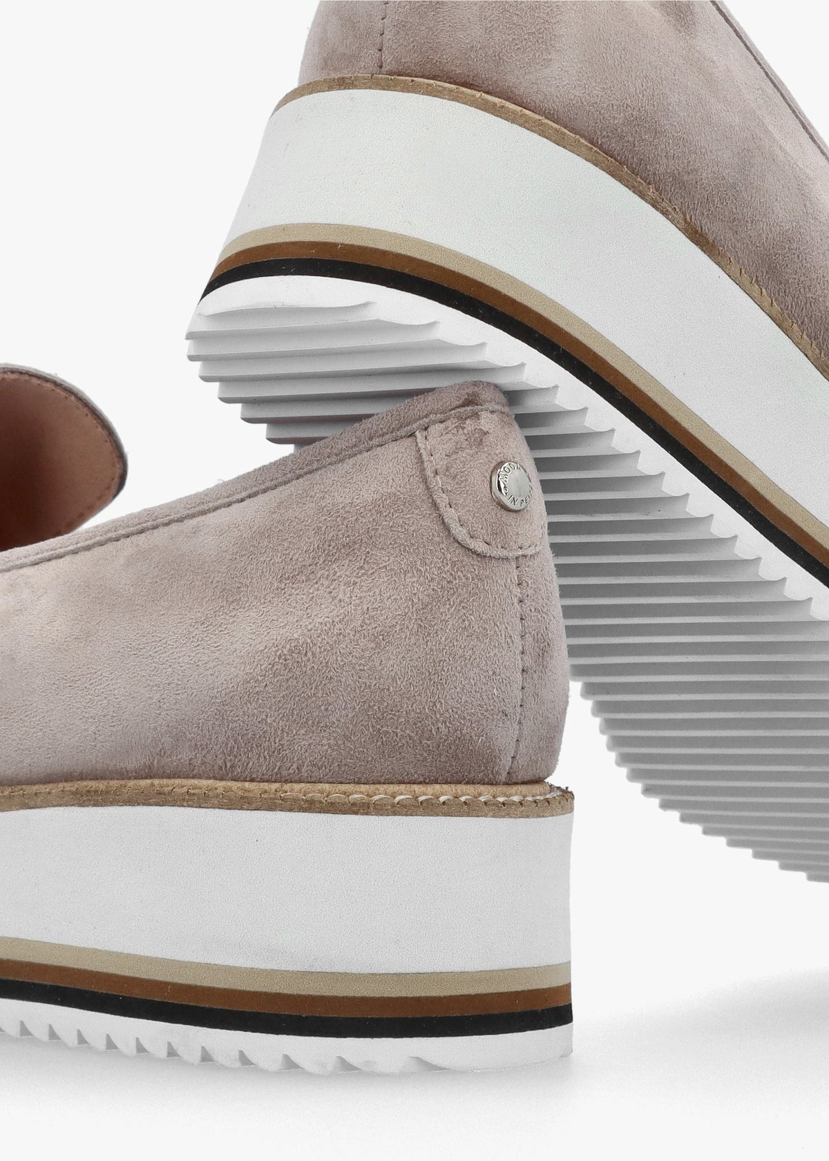 Fernnanda Taupe Suede Loafers