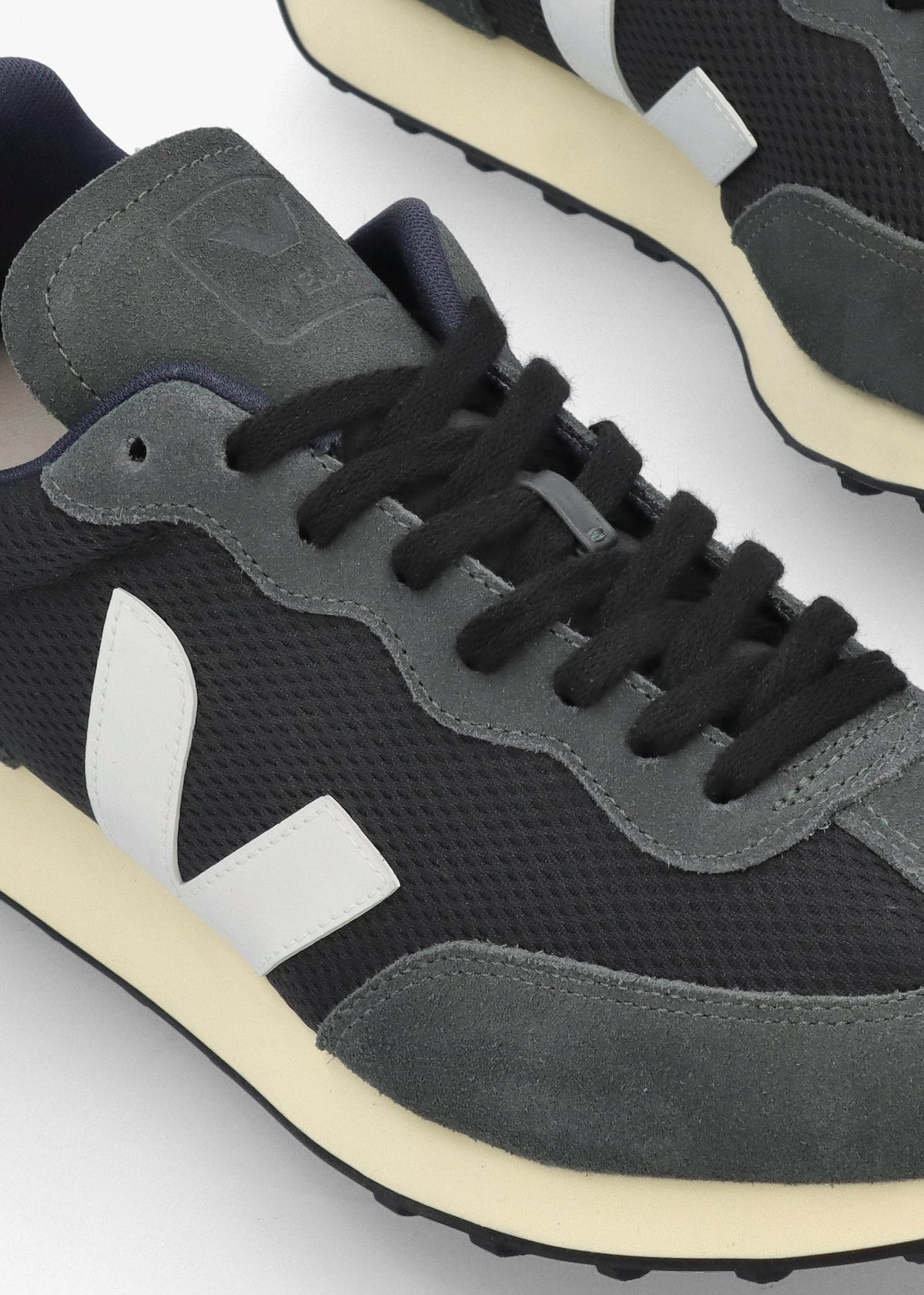 Mens Rio Branco Trainers In Black White Oxford Grey