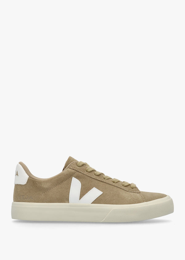 Campo Suede Dune White Trainers