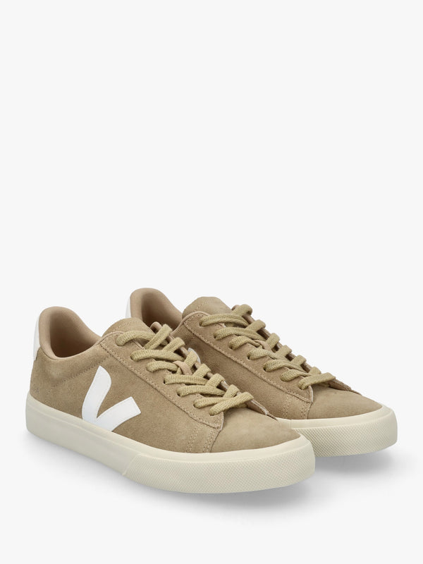 Campo Suede Dune White Trainers