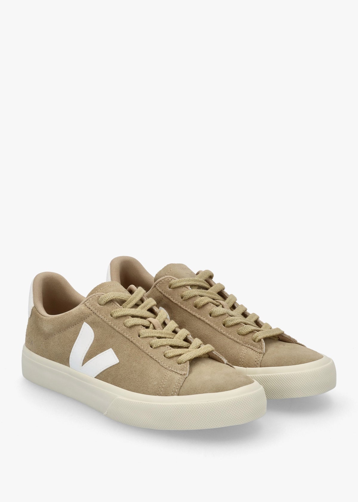 Campo Suede Dune White Trainers