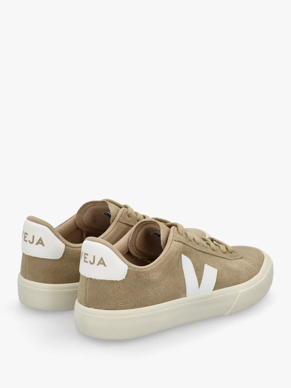 Campo Suede Dune White Trainers