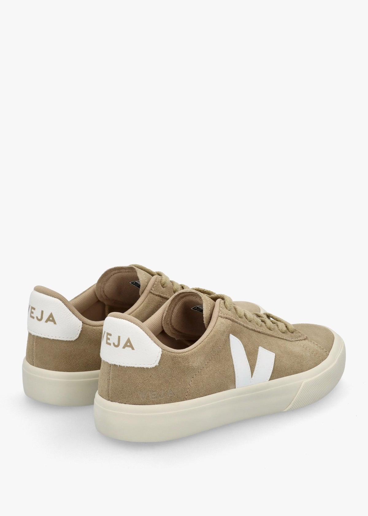 Campo Suede Dune White Trainers