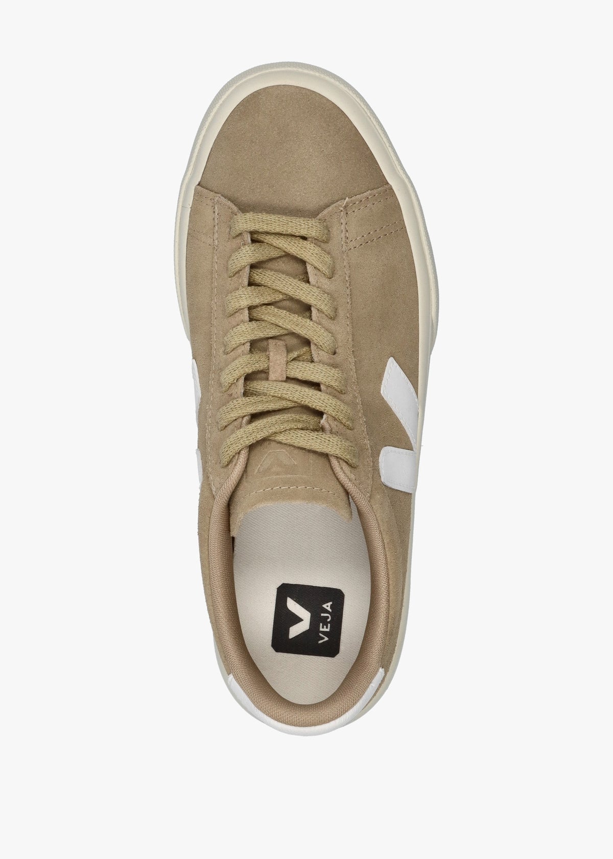 Campo Suede Dune White Trainers