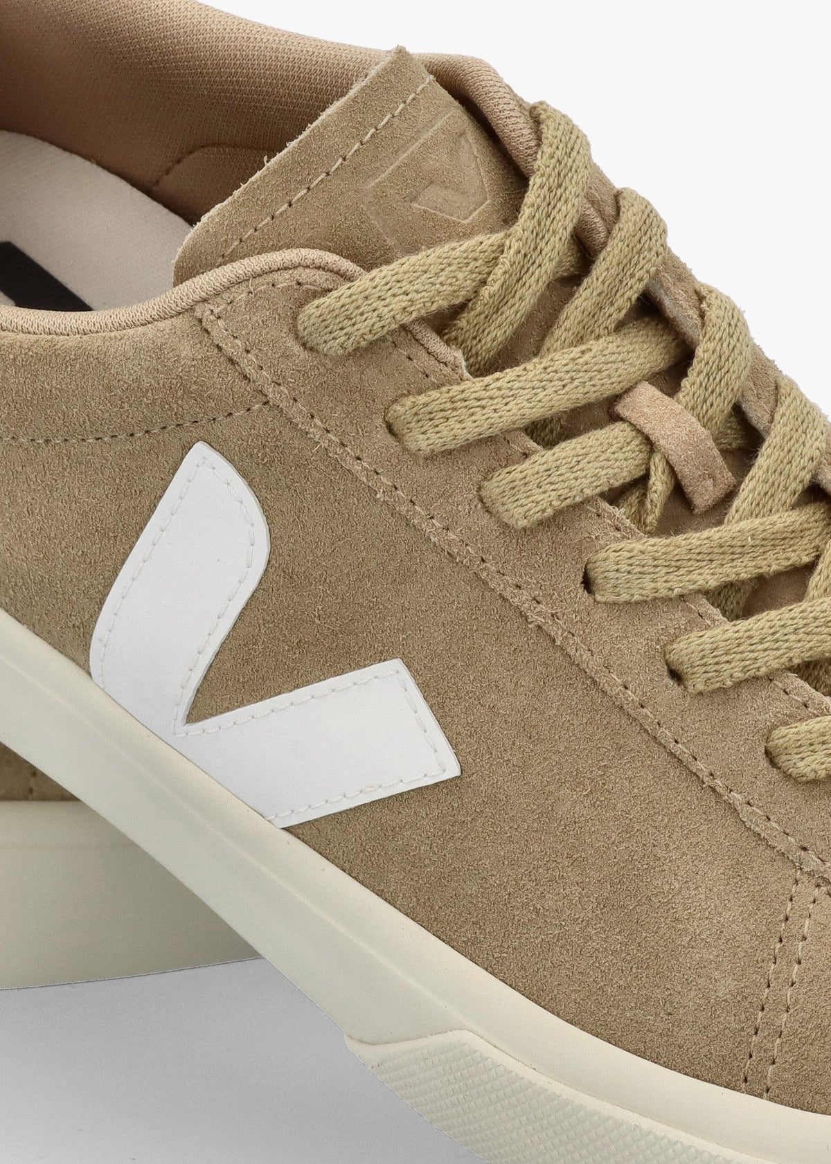 Campo Suede Dune White Trainers