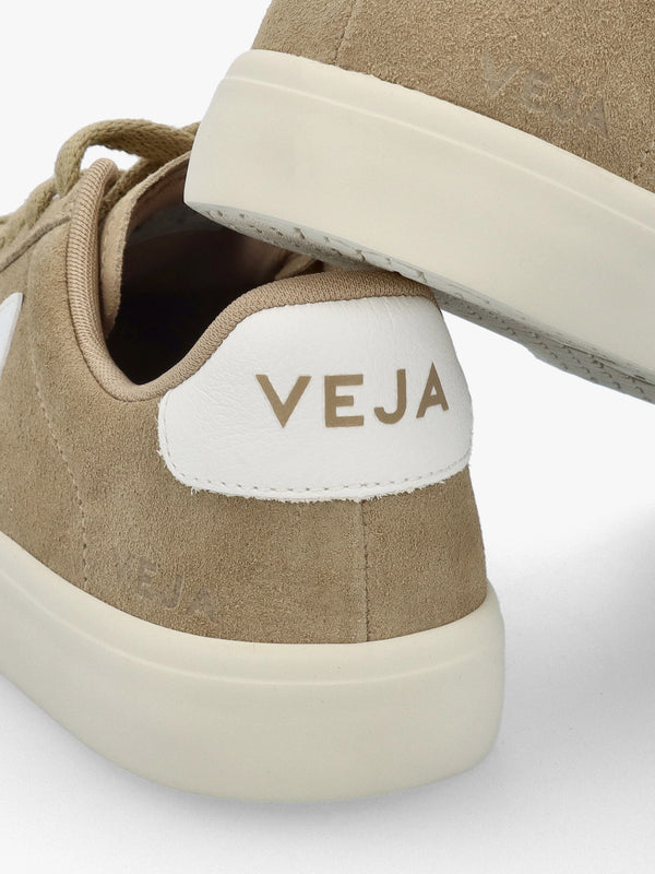 Campo Suede Dune White Trainers