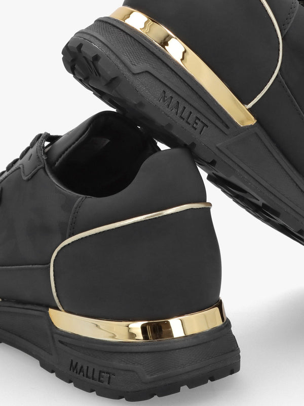 Men’s Popham Lite Triple Black Gold Camo Trainers