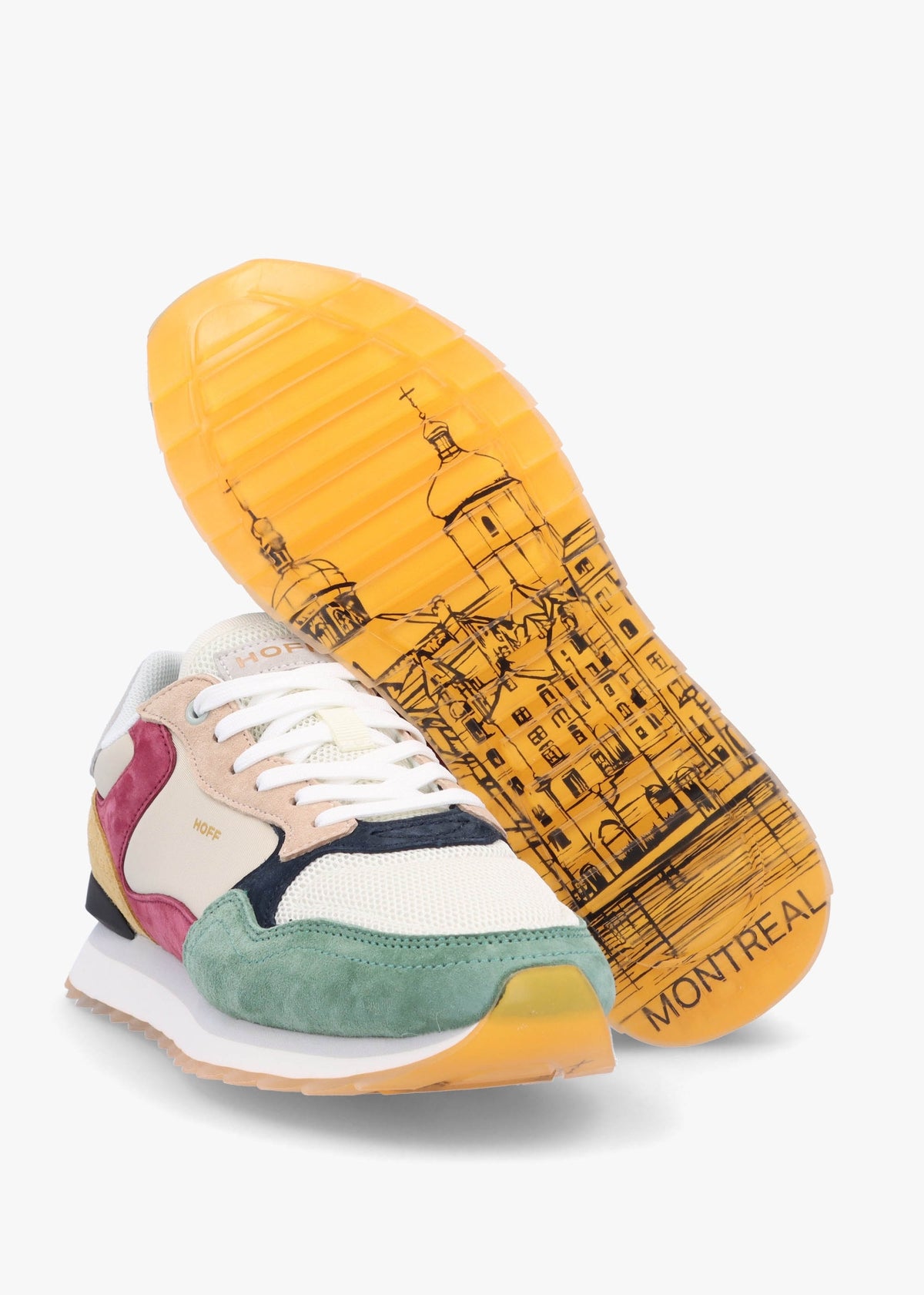 Montreal Multicoloured Suede Trainers