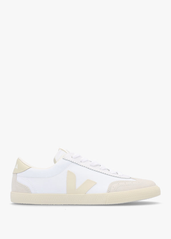 Volley White Pierre Canvas Trainers