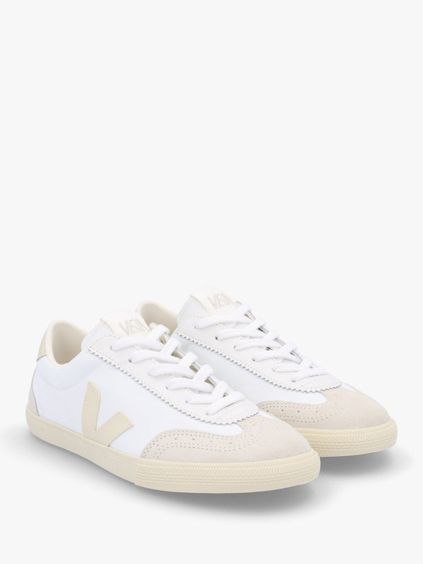 Volley White Pierre Canvas Trainers