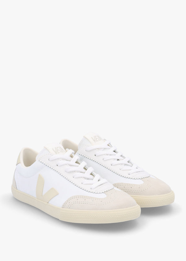 Volley White Pierre Canvas Trainers