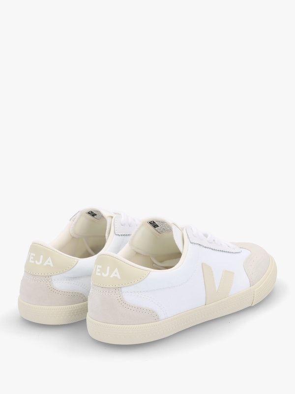 Volley White Pierre Canvas Trainers