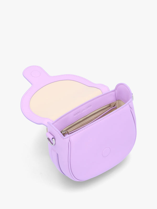 The J Marc Small Wisteria Leather Saddle Bag