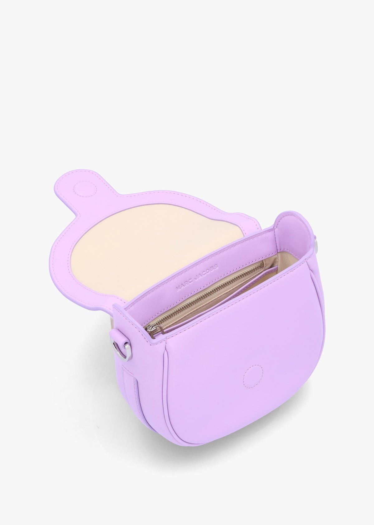 The J Marc Small Wisteria Leather Saddle Bag