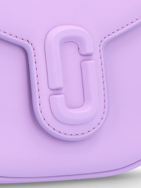 The J Marc Small Wisteria Leather Saddle Bag