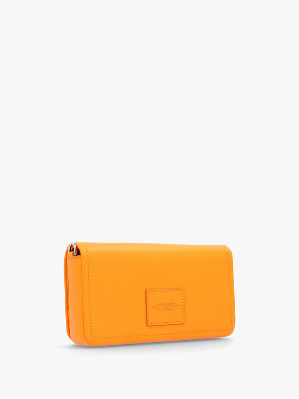 The Leather Mini Tangerine Cross-Body Bag