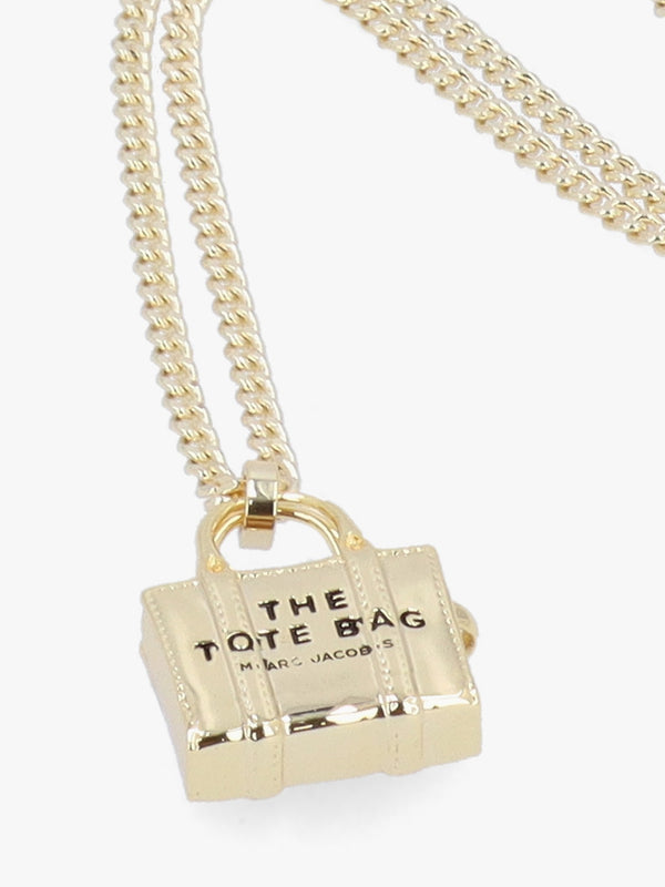 The Tote Bag Light Antique Gold Necklace