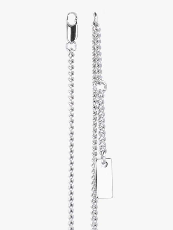 The Tote Bag Light Antique Silver Necklace