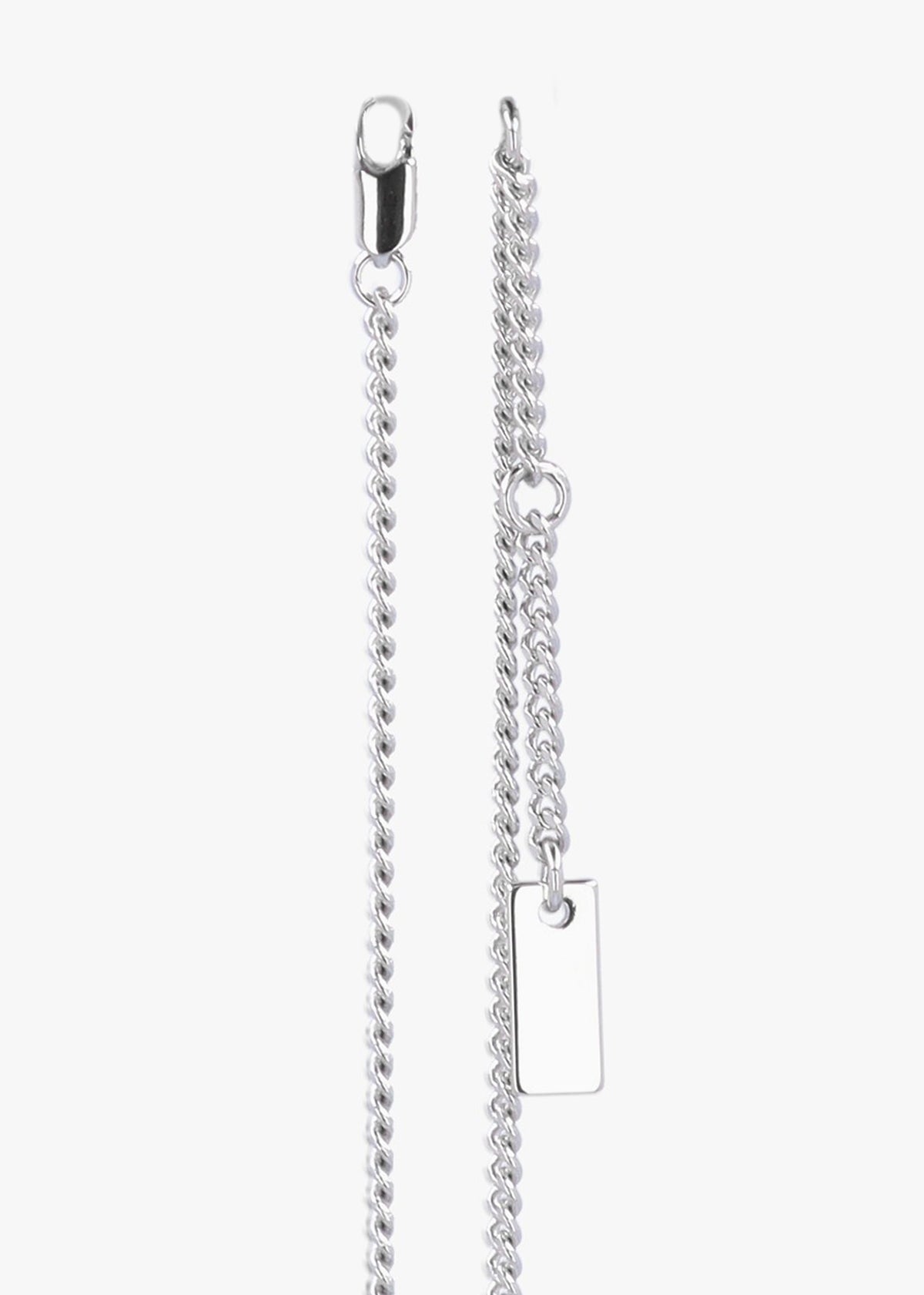 The Tote Bag Light Antique Silver Necklace