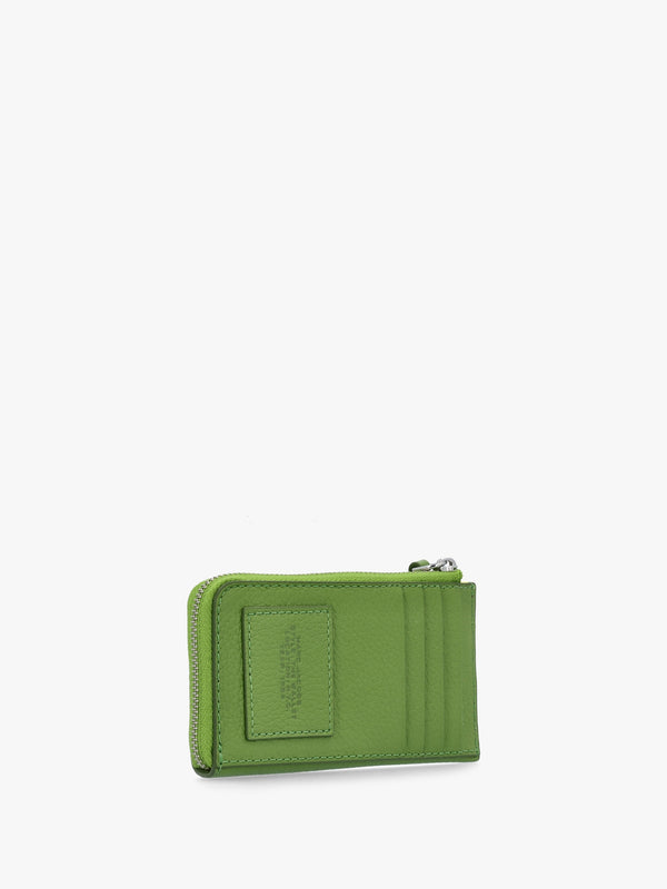 The Leather Top Zip Kiwi Multi Wallet